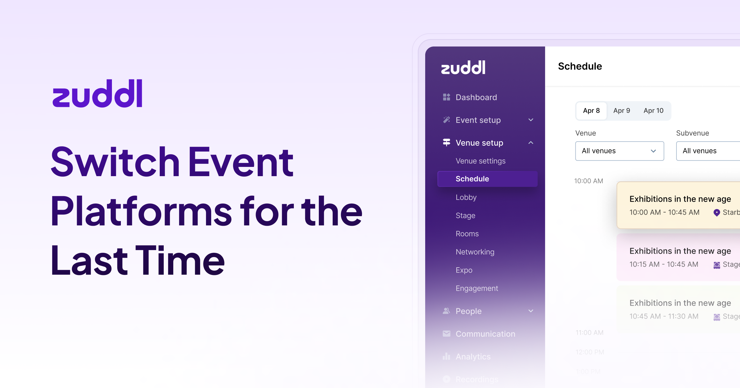 Public Zuddl platform visual from the official site.